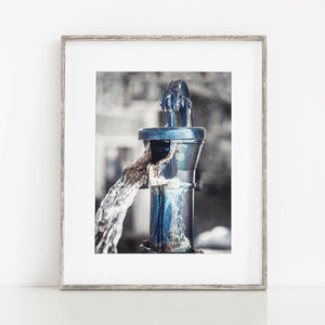 Lisa Russo Fine Art Bathroom & Laundry Room Texas Stockyards Water Pump