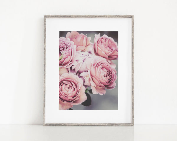Rose Bouquet Floral Art Print for Flower Lovers