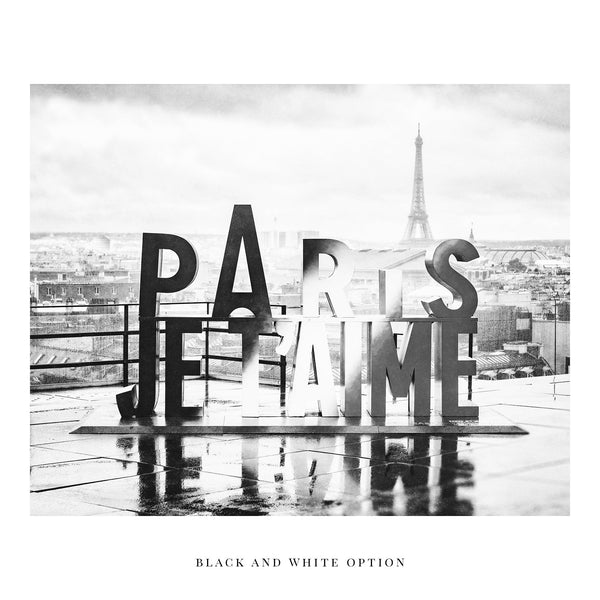 Paris Je Taime France Print -  I Love You Sign