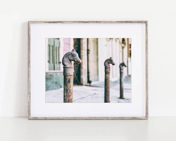 Lisa Russo Fine Art Travel Photography Copy of New Orleans | Horse Head Hitching Posts