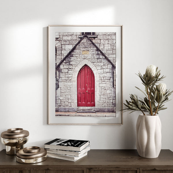 Lisa Russo Fine Art Travel Photography Ireland | Church with the Red Door