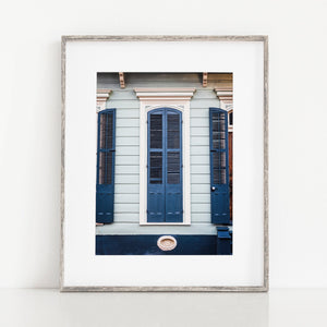 Lisa Russo Fine Art Travel Photography New Orleans | Blue Window