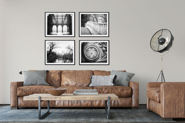 Black and White New York City Art Prints II - Set of 4