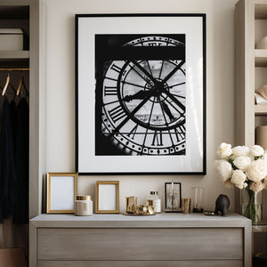 Lisa Russo Fine Art Travel Photography Paris Photography - Musee d'Orsay Clock and Roue de Paris