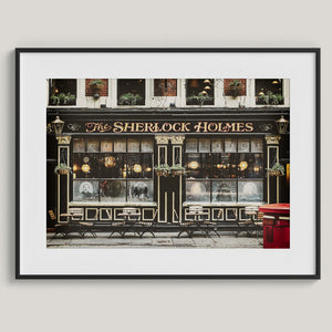 Lisa Russo Fine Art Travel Photography sherlock holmes pub fine art print - london bar photography print
