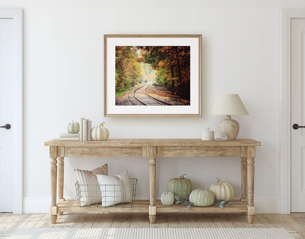 Fall Country Landscape Print - Into the Woods