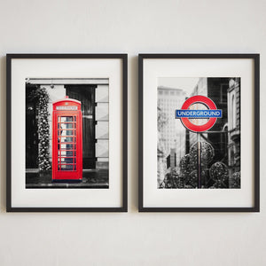 Lisa Russo Fine Art Travel Photography Iconic London Duo  | Set of 2