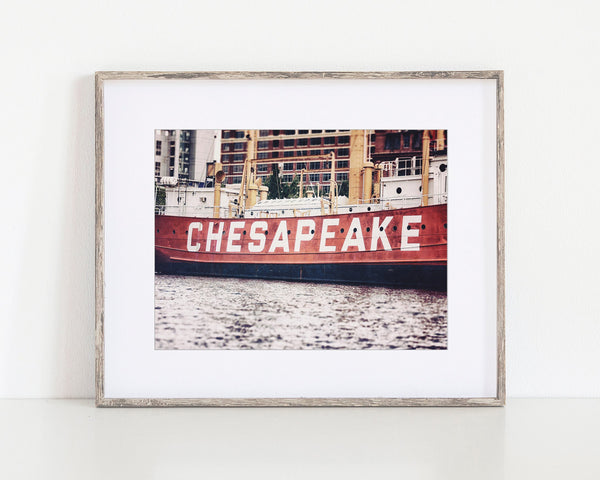 Lisa Russo Fine Art Baltimore Maryland | Chesapeake Historic Ship