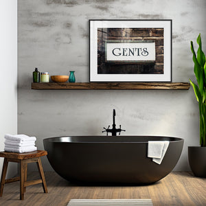 Lisa Russo Fine Art Bathroom Decor London | Gents | The George Inn Southwark
