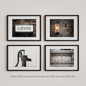 Lisa Russo Fine Art Bathroom Decor London | Gents | The George Inn Southwark