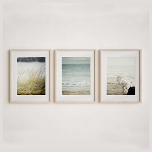 Coastal Art Prints Set - Blue and Green 3 Piece Collection