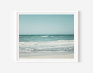 Lisa Russo Fine Art Beach Decor Coastal Florida Beach Wall Art Print - Turquoise Summer Beach House Decor