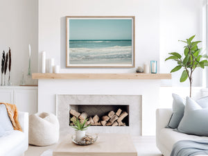 Lisa Russo Fine Art Beach Decor Coastal Florida Beach Wall Art Print - Turquoise Summer Beach House Decor