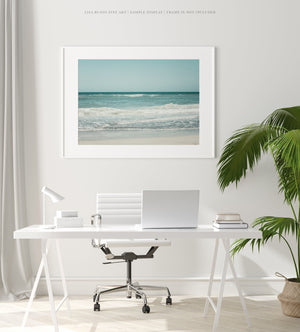 Lisa Russo Fine Art Beach Decor Coastal Florida Beach Wall Art Print - Turquoise Summer Beach House Decor