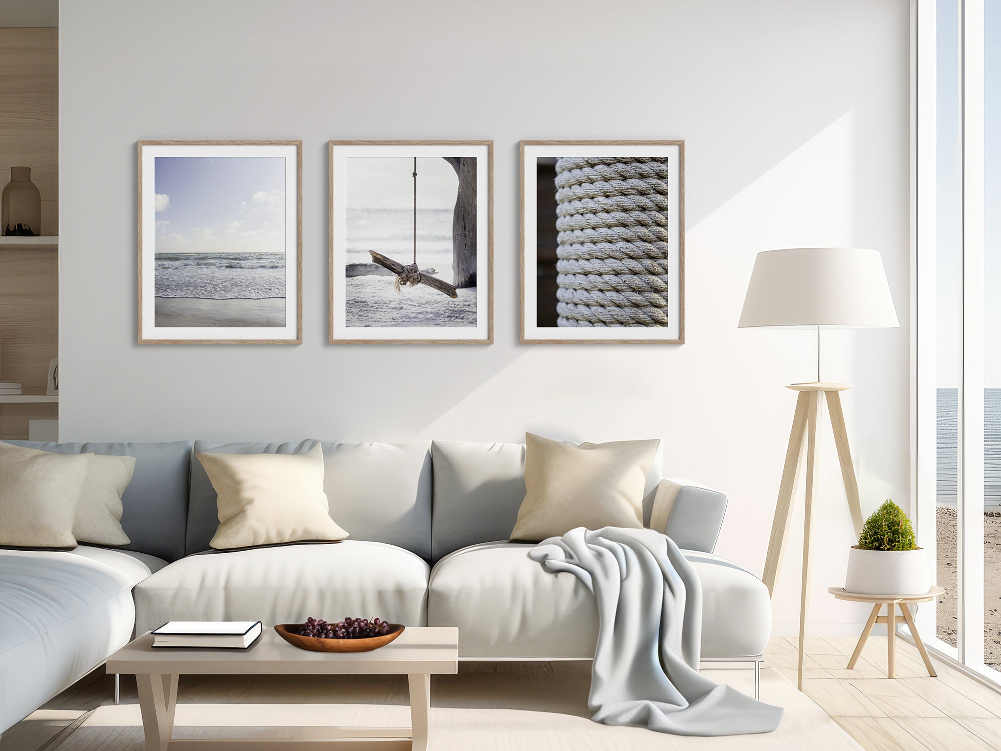 Nautical Art Prints Set of 3 - Coastal Wall Decor – Lisa Russo