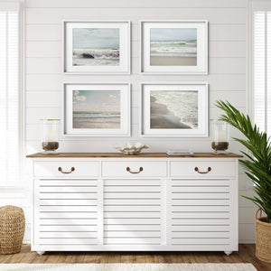 Lisa Russo Fine Art Beach Decor Pastel Minimalist Coast | Art Prints Set of 4