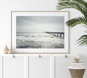 Lisa Russo Fine Art Beach Decor Texas | Tranquil Pier