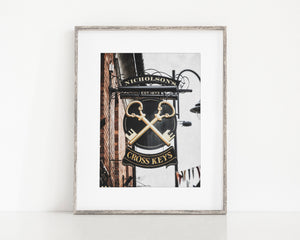 Lisa Russo Fine Art Copy of York England | Punch Bowl Pub Sign