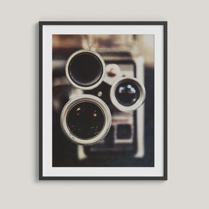 Lisa Russo Fine Art Farmhouse and Rustic Decor Antique Brownie Camera Print - Industrial Movie Room Wall Art