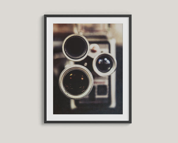 Lisa Russo Fine Art Farmhouse and Rustic Decor Antique Brownie Camera Print - Industrial Movie Room Wall Art