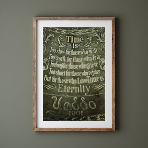 Lisa Russo Fine Art Farmhouse and Rustic Decor Engraved Love Poem Print - Vintage Bedroom or Wedding Decor