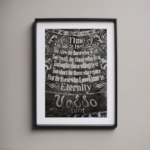 Lisa Russo Fine Art Farmhouse and Rustic Decor Engraved Love Poem Print - Vintage Bedroom or Wedding Decor