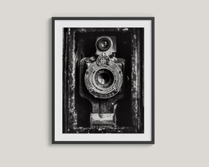 Lisa Russo Fine Art Farmhouse and Rustic Decor Kodak Camera Print - Vintage Style Office Decor or Photographer Gift