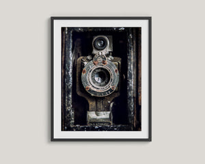 Lisa Russo Fine Art Farmhouse and Rustic Decor Kodak Camera Print - Vintage Style Office Decor or Photographer Gift