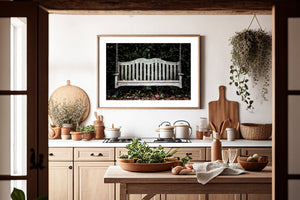 Lisa Russo Fine Art Farmhouse and Rustic Decor Nostalgic Fall Bench