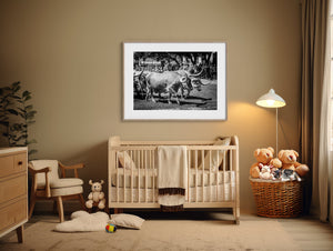 Lisa Russo Fine Art Farmhouse and Rustic Decor Texas | Fort Worth Herd | Longhorn Cattle Drive