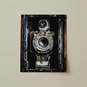 Lisa Russo Fine Art Farmhouse and Rustic Decor Vintage Camera Print - Antique Kodak Wall Art - Photographer Gift