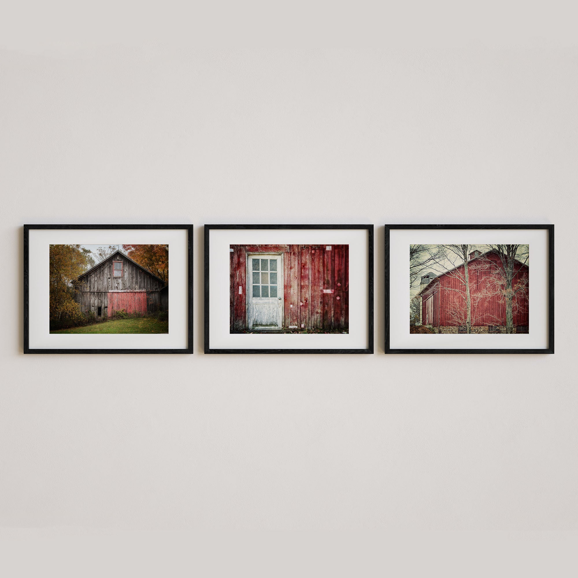 Rustic Barns Paintings