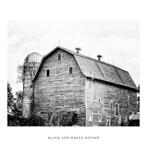 Lisa Russo Fine Art Farmhouse Decor Red Tall Barn