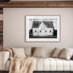 Lisa Russo Fine Art Farmhouse Decor SALE | Black and White Sanford Barn