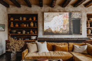 Lisa Russo Fine Art Farmhouse Decor San Antonio Texas Mission Wall