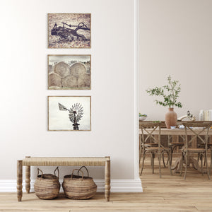 Lisa Russo Fine Art Farmhouse Decor Vintage Farmyard | Art Prints Set of 3