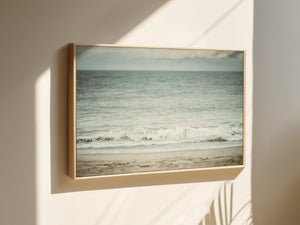 Lisa Russo Fine Art Framed Canvas Coastal Ocean Wave Framed Canvas Wall Art