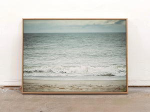 Lisa Russo Fine Art Framed Canvas Coastal Ocean Wave Framed Canvas Wall Art