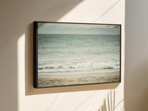 Lisa Russo Fine Art Framed Canvas Coastal Ocean Wave Framed Canvas Wall Art