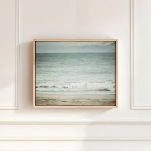 Lisa Russo Fine Art Framed Canvas Coastal Ocean Wave Framed Canvas Wall Art
