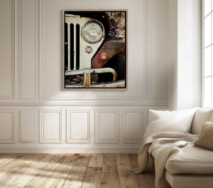 Lisa Russo Fine Art Framed Canvas Framed Canvas Wall Art – Vintage 4x4 Grille Photography