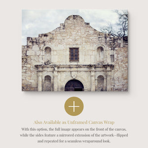 Lisa Russo Fine Art Framed Canvas The Alamo Framed Canvas Wall Art – Historic Texas Landmark