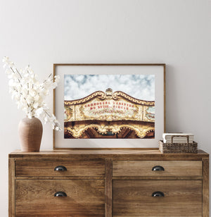 Montmartre Paris France - Vintage Carousel Nursery Decor