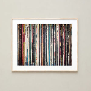 Lisa Russo Fine Art Industrial 1980s Retro Record Album Covers Photography Print - Vintage Music Decor
