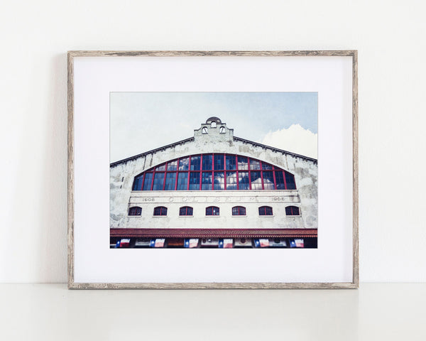 Texas Fort Worth Rodeo Coliseum Print - Western Wall Art