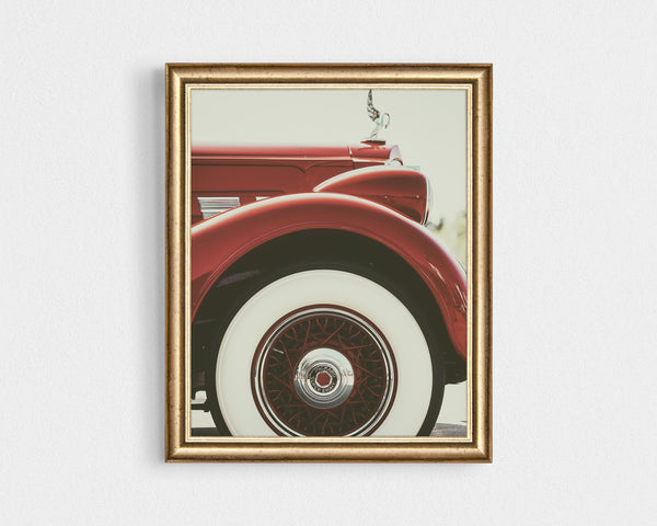Lisa Russo Fine Art Industrial Vintage Packard Super Eight | Mid Century Modern Car Photography