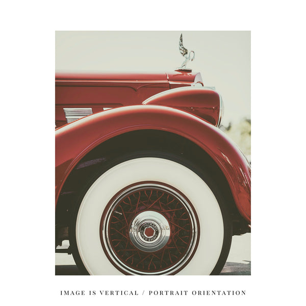 Lisa Russo Fine Art Industrial Vintage Packard Super Eight | Mid Century Modern Car Photography