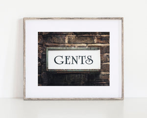 Lisa Russo Fine Art Kitchen Decor London | Gents | The George Inn Southwark