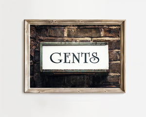 Lisa Russo Fine Art Kitchen Decor London | Gents | The George Inn Southwark