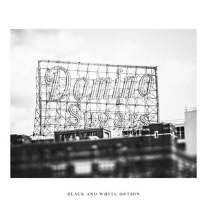 Lisa Russo Fine Art Kitchen Decor Maryland | Baltimore | Domino Sugar Sign for Industrial Kitchen Decor